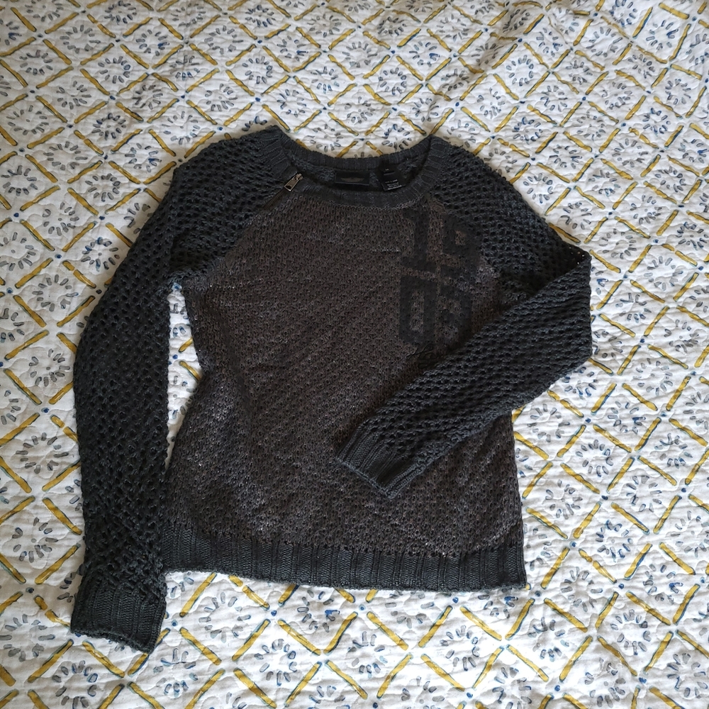 Women's Harley-Davidson Black Label Open Knit Sweater